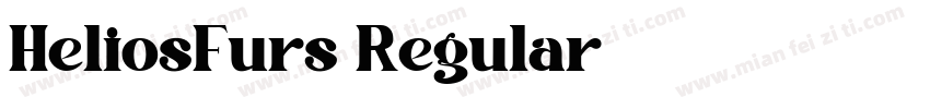 HeliosFurs Regular字体转换
